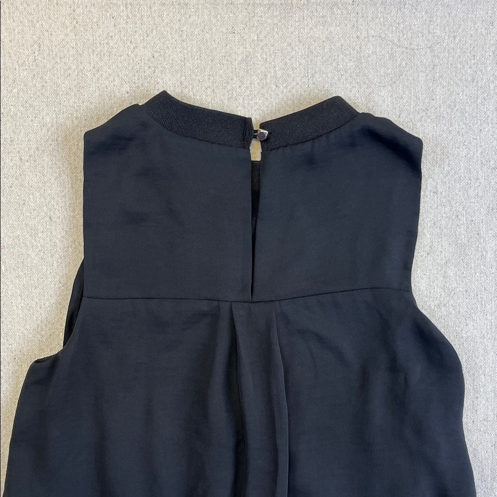 Rachel Roy Black Sleeveless Layered Shift Dress Size Small - Picture 8 of 10